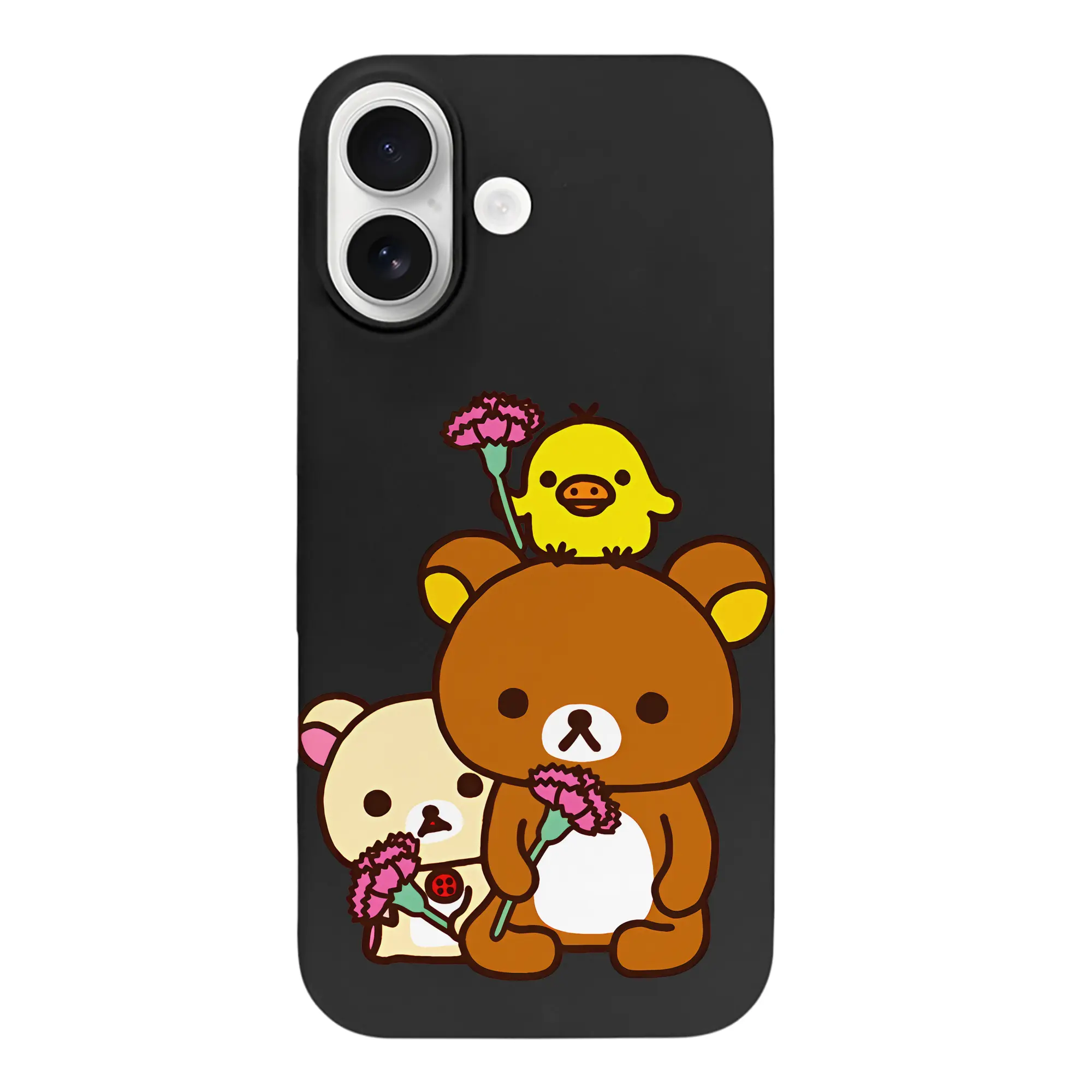 リラックマ (Rilakkuma) グッズ キイロイトリ (Kiiroitori) - iPhone 17 シリーズ シリコンケース 薄型 耐衝撃 指紋防止 ソフトタッチカバー 精密フィット 傷防止 保護ケース iPhone 17/17 Air/17 Pro/17 Pro Max 対応